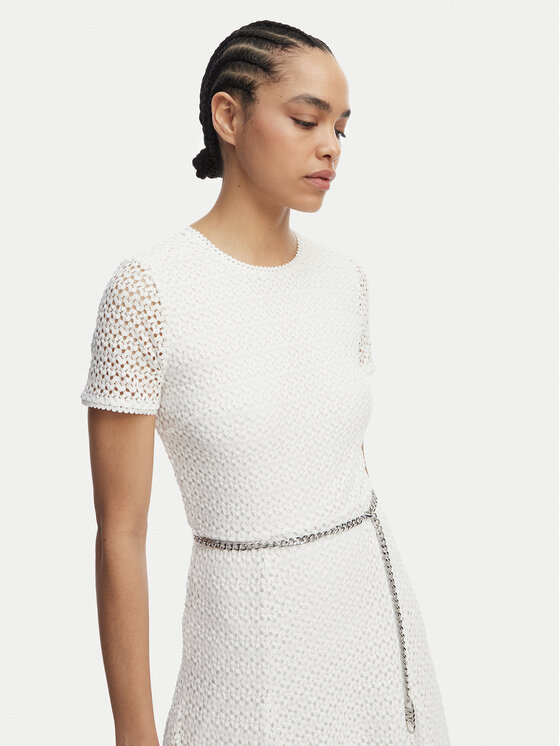 MICHAEL Michael Kors MICHAEL Michael Kors Ежедневна рокля MS683DUKS1 Бял Regular Fit