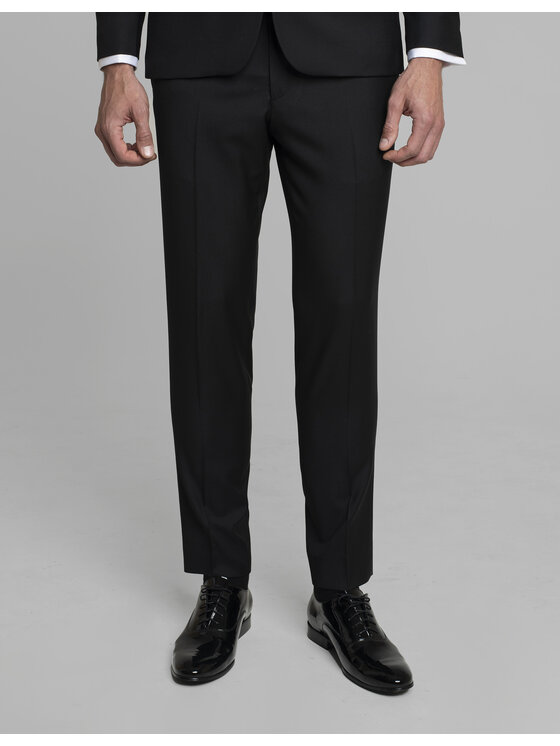 Spodnie garniturowe, rozmiar 176/106, Czarne, martello