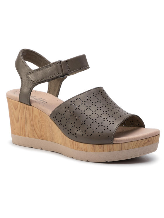 Clarks Clarks Sandále Cammy Glory 261399284 Zelená