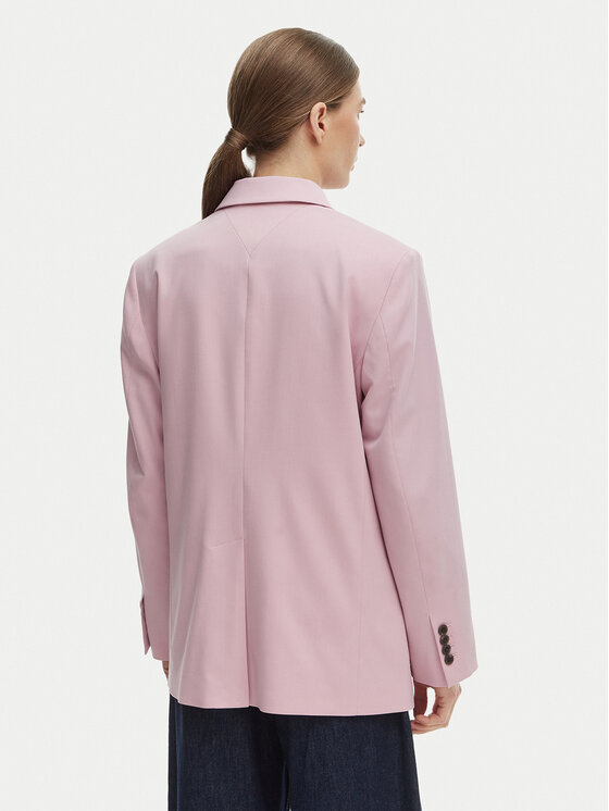 Tommy Hilfiger Tommy Hilfiger Zakó WW0WW50784 Rózsaszín Relaxed Fit