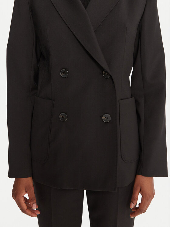 Weekend Max Mara Weekend Max Mara Giacca da abito Ornati 2525046012 Nero Slim Fit