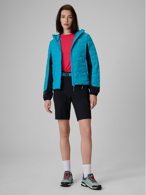 4F 4F Szorty sportowe TREKKING Czarny Regular Fit