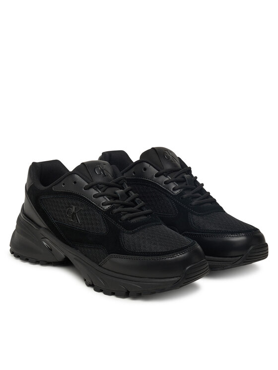 Calvin Klein Jeans Calvin Klein Jeans Sneakersy Hike Runner Mesh Mix Ck YW0YW01994 Czarny