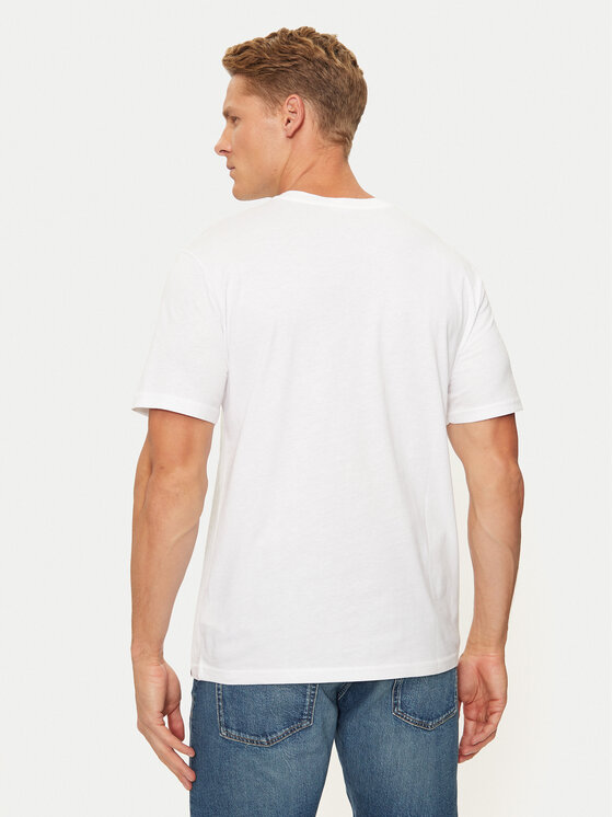 United Colors Of Benetton United Colors Of Benetton Tricou 3I1XU109Q Alb Relaxed Fit