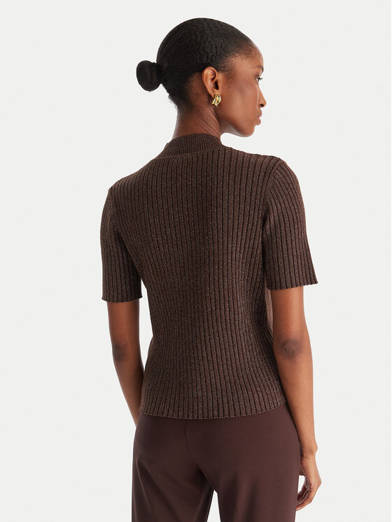 ACCESS FASHION ACCESS FASHION Džemper 54-8046 Smeđa Slim Fit