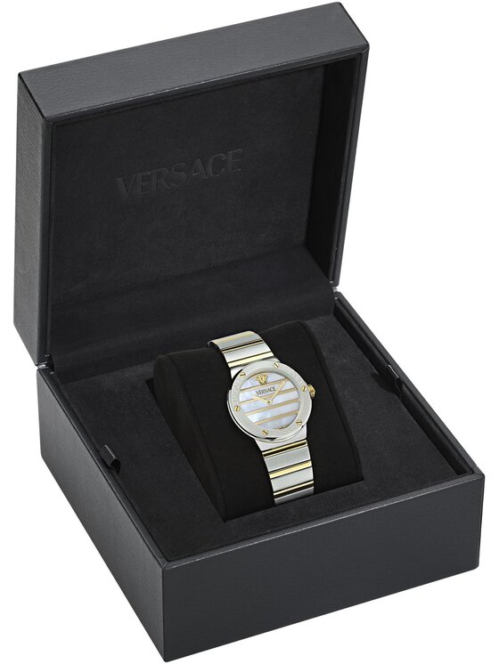Versace Versace Zegarek VE0S00325 Srebrny
