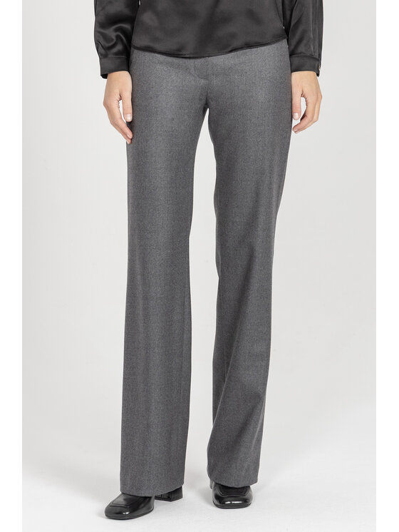 Deni Cler Milano Deni Cler Milano Spodnie materiałowe W-DC-5278-E5-I6-88-1 Szary Regular Fit