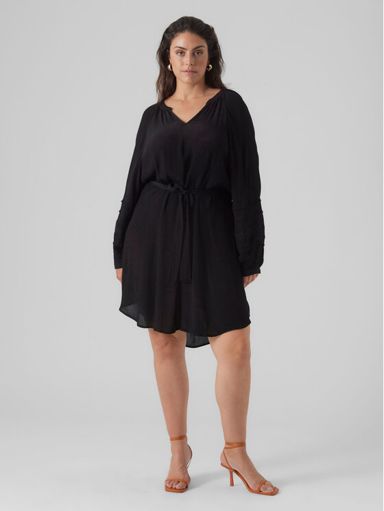 Vero Moda Curve Vero Moda Curve Rochie de zi 10297334 Negru Regular Fit