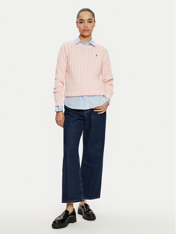 U.S. Polo Assn. U.S. Polo Assn. Пуловер WUP0398 Розов Regular Fit