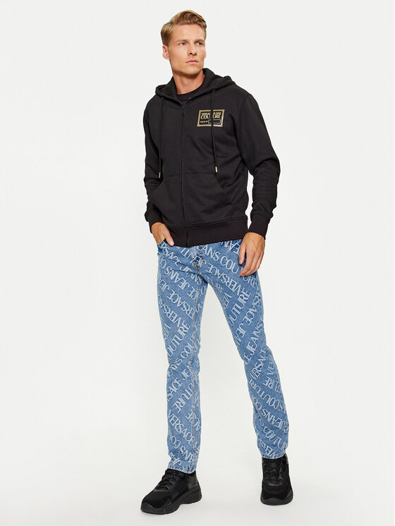 Versace Jeans Couture Versace Jeans Couture Traperice 75GAB5S0 Plava Slim Fit