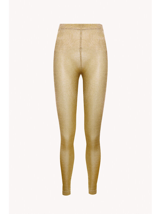 Epuzer Epuzer Leggings Metallic mesh Oro Standard Fit