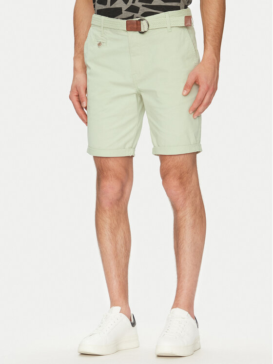 INDICODE INDICODE Pantaloncini di tessuto Inconor 70-060 Verde Regular Fit