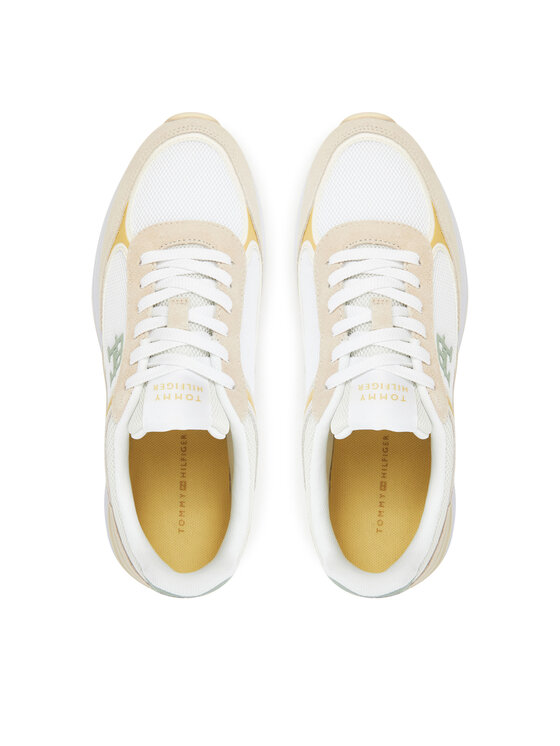 Tommy Hilfiger Tommy Hilfiger Tenisice Casual Fashion Runner Mix FW0FW08324 Bež