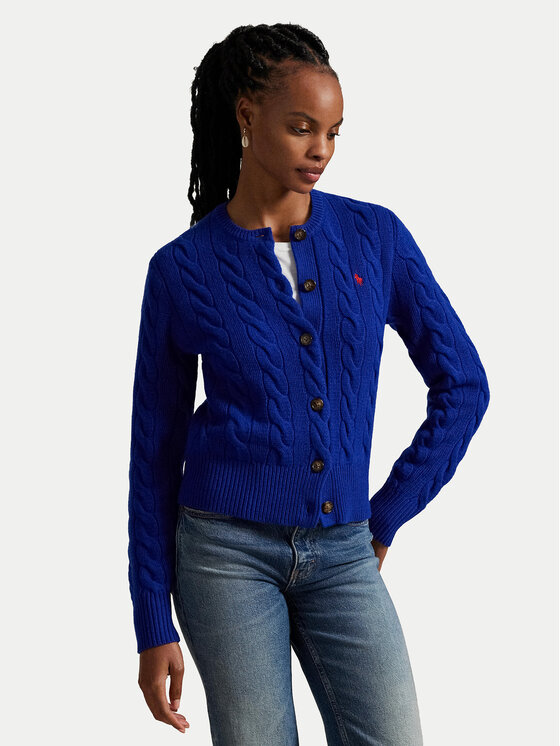 Polo Ralph Lauren Polo Ralph Lauren Kardigan 211972104010 Plava Slim Fit