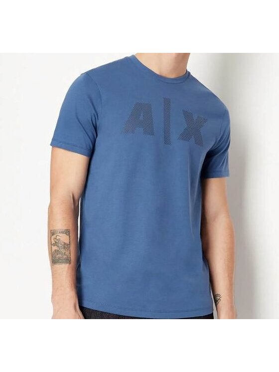 Armani Exchange Armani Exchange T-Shirt 3RZTFF ZJH4Z 15CK Niebieski Regular Fit