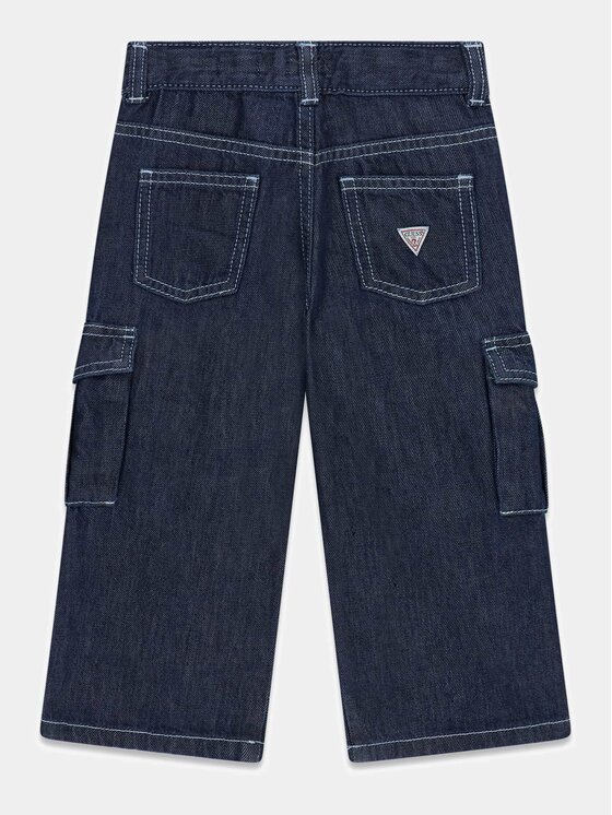 Guess Kids Guess Kids Spodnie materiałowe 183395 Niebieski Regular Fit