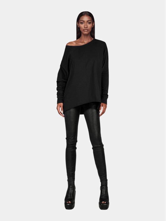 MADE BY SOCIETY MADE BY SOCIETY T-Shirt LOOSE FIT - T27830 Czarny Basic Fit