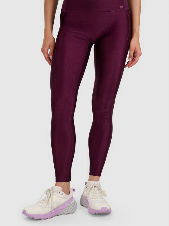 4F 4F Legginsy TRAINING Fioletowy Slim Fit