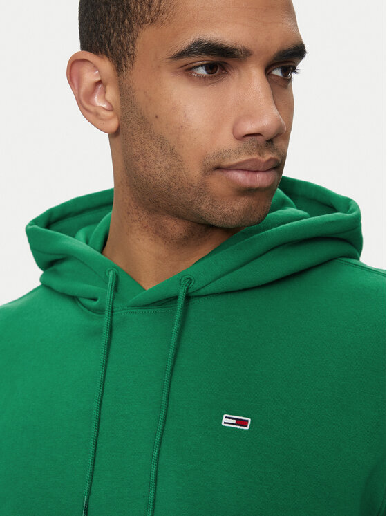 Tommy Jeans Tommy Jeans Sweatshirt Flag DM0DM20497 Grün Regular Fit