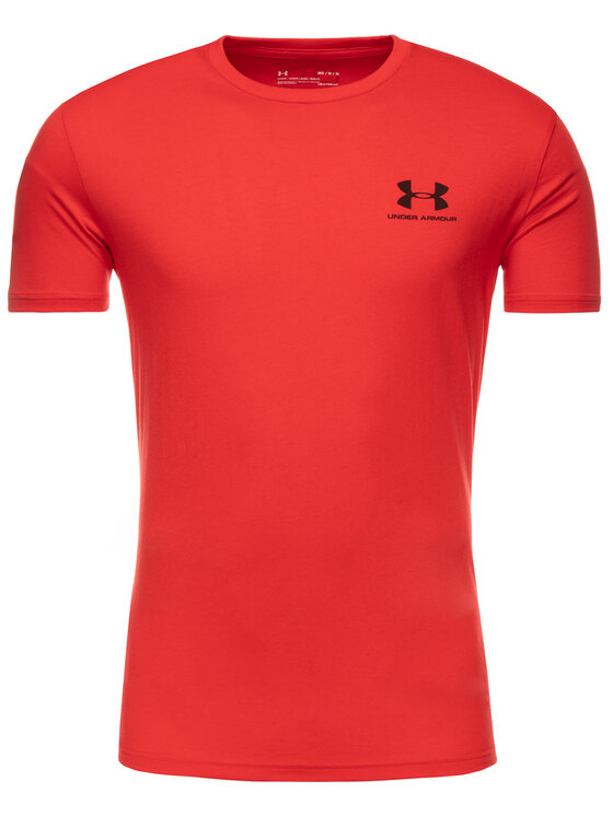Under Armour Tričko 1326799 Červená Loose Fit