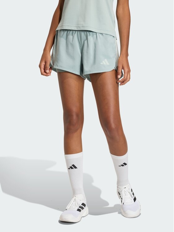 adidas adidas Szorty sportowe 158844 Zielony Regular Fit