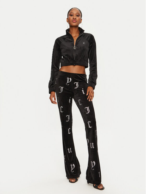Juicy Couture Juicy Couture Bluza Tasha JCWCT24305 Czarny Slim Fit