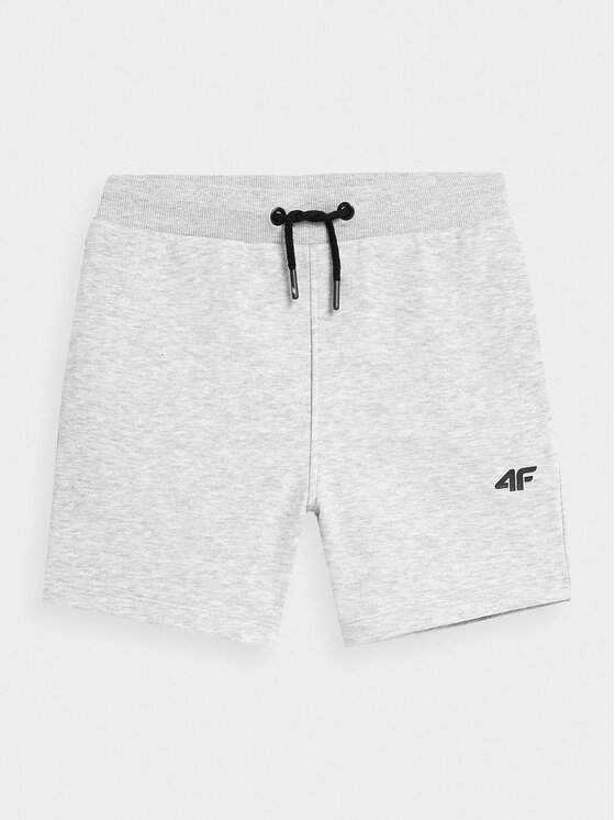 4F Športové kraťasy 4FJSS23TSHOM048 Sivá Regular Fit