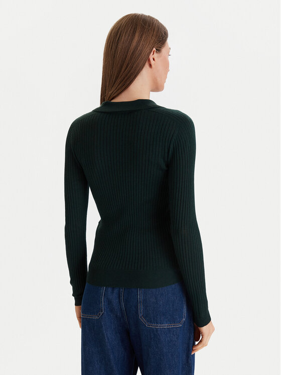 Lacoste Lacoste Sweter AF4006 Zielony Slim Fit