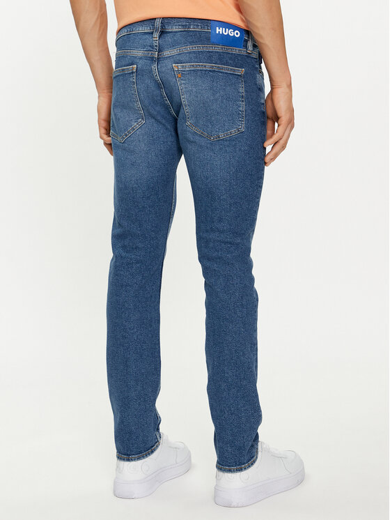 HUGO Hugo Traperice Zane 50511421 Plava Slim Fit
