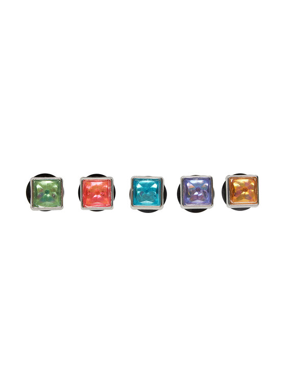 Crocs Crocs Apavu rotājums Jibbitz Triangle Gem 5 Pack Daudzkrāsains