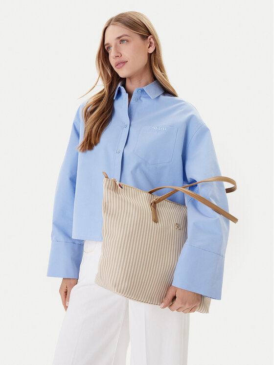 Tommy Hilfiger Tommy Hilfiger Сумка Poppy Summer Tote AW0AW17203 Бежевий