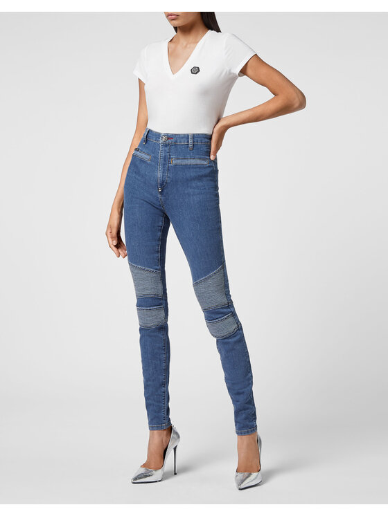 PHILIPP PLEIN PHILIPP PLEIN Jeansy 1361 Niebieski Slim Fit