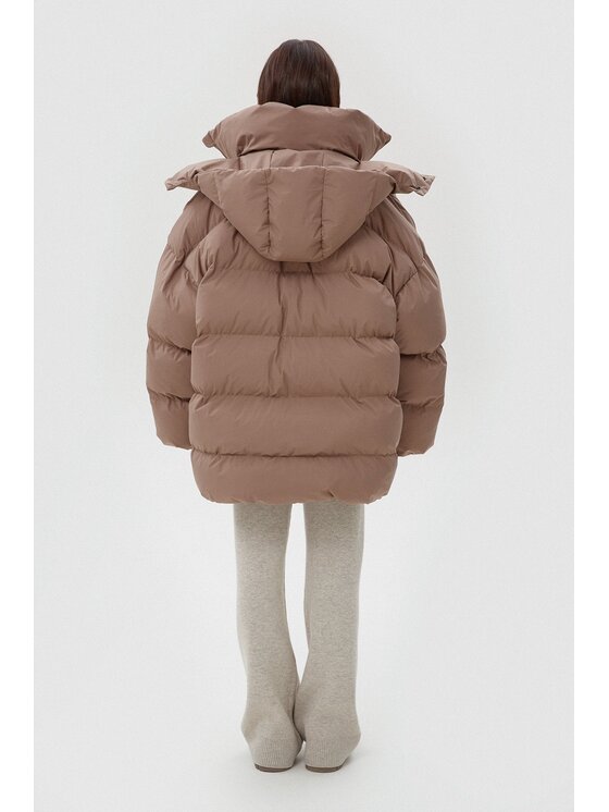 Estro Estro Giacca da donna ER00113903 Marrone Oversize