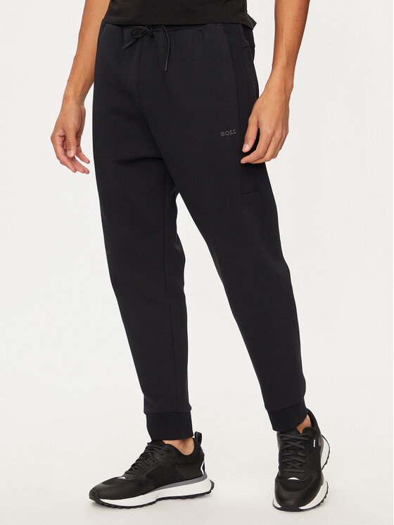 BOSS Boss Treniņtērps 50519395 Melns Regular Fit