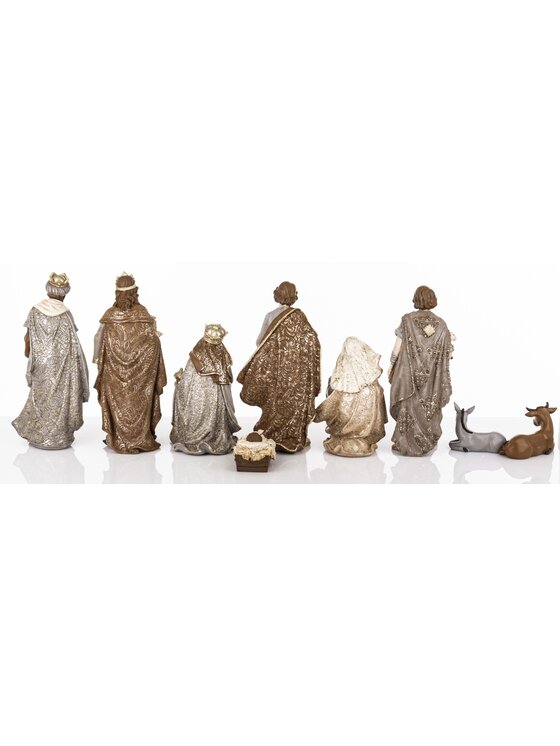 MIAhome MIAhome Figurka szopka NATALE 6 postaci, 26x69x23 cm Kolorowy
