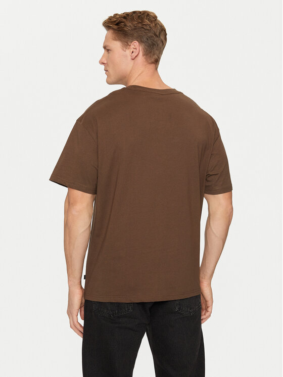 Solid Solid T-shirt Manes 21108333 Nero Regular Fit