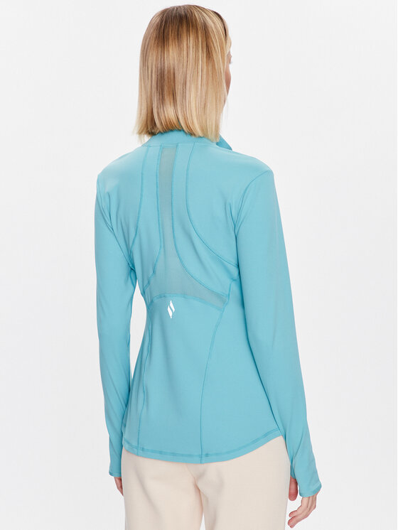 Skechers Skechers Bluza Skechers Go Flex Mesh Jacket Niebieski Regular Fit