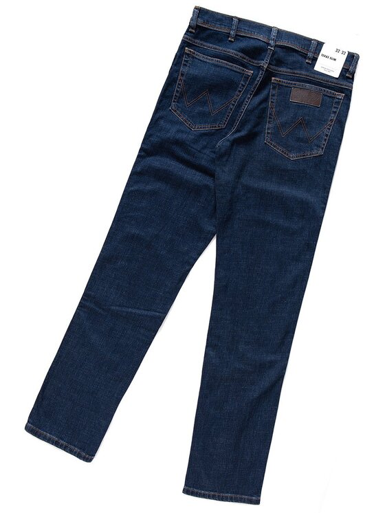 Wrangler Wrangler Jeansy TEXAS SLIM Niebieski Slim Fit