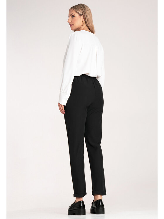 FIGL FIGL Pantalone da abito M1161 Nero Regular Fit
