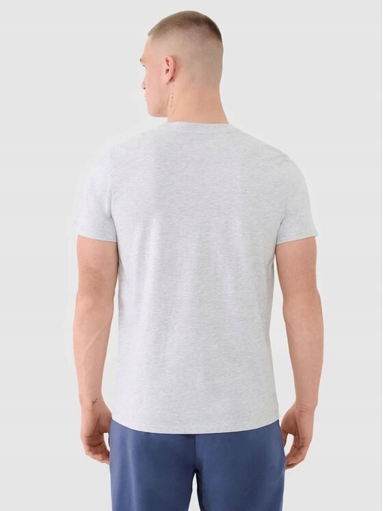 4F 4F Komplet t-shirtów 3P-SS-4FWMM00TTSHM2256-91S Kolorowy Regular Fit