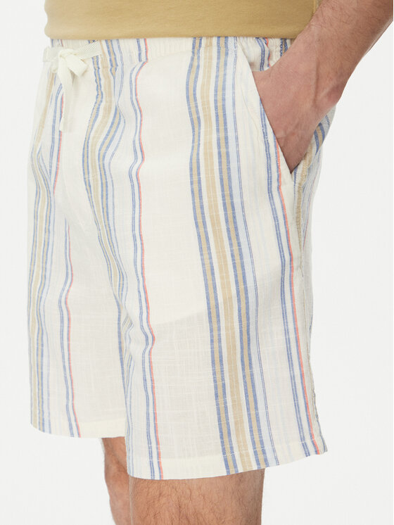 Tommy Jeans Tommy Jeans Шорти от плат DM0DM21948 Екрю Regular Fit