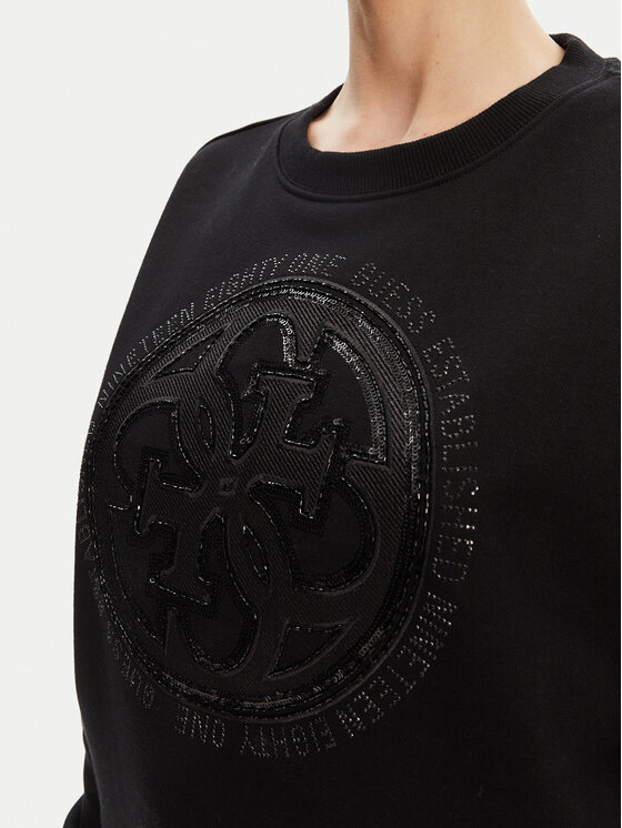 Guess Guess Sweatshirt W5YQ07 KB681 Schwarz Regular Fit