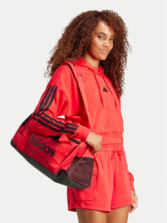 adidas adidas Džemperis Essentials 3-Stripes IS6997 Raudona Regular Fit