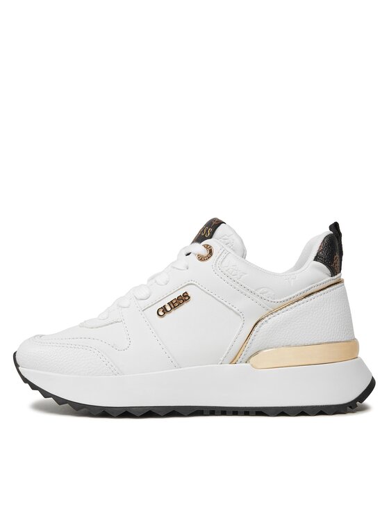 Guess Guess Sneakersy Kaddy FL8DDY ELE12 Biały