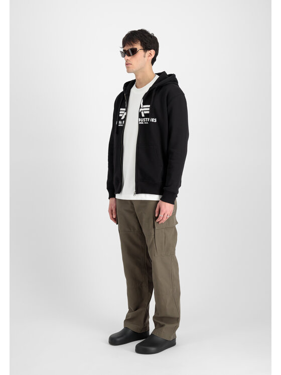 Alpha Industries Alpha Industries Mikina AI.178325PP-03 Čierna Basic Fit
