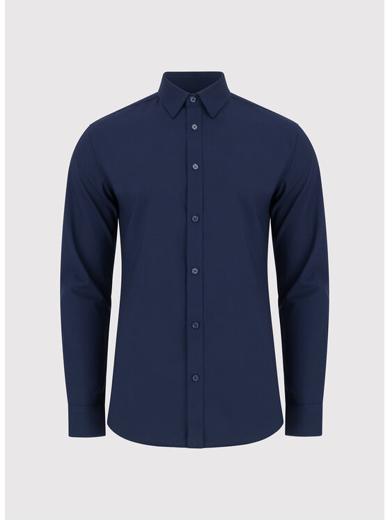 Pako Lorente Pako Lorente Koszula P26WF-1X-028 Granatowy Slim Fit