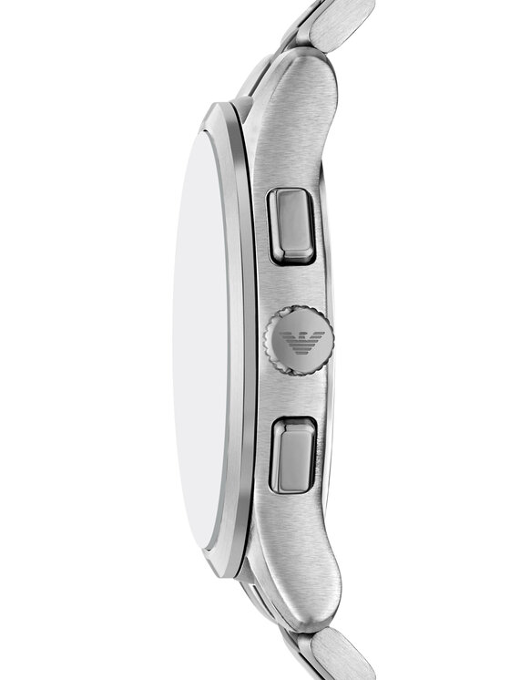 Emporio Armani Emporio Armani Ročna ura Dario AR11691 Srebrna