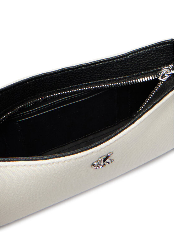 Calvin Klein Calvin Klein Geantă Ck Canvas Small Shoulder Bag LV04F3347G Alb