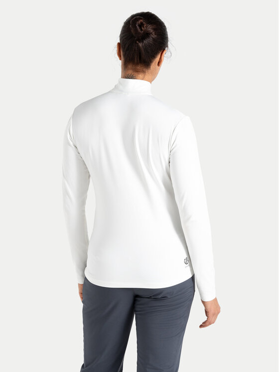 Dare2B Dare2B Funkčná mikina Lowline II DWL452 Biela Slim Fit