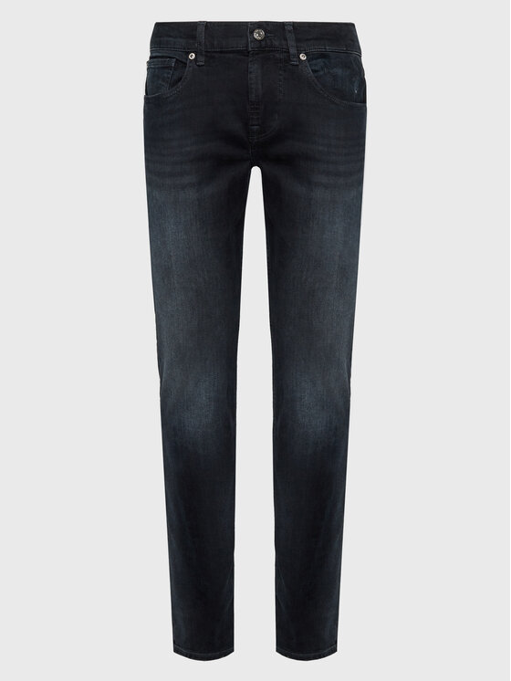 7 For All Mankind 7 For All Mankind Τζιν Slimmy JSMXC510SP Μαύρο Slim Fit